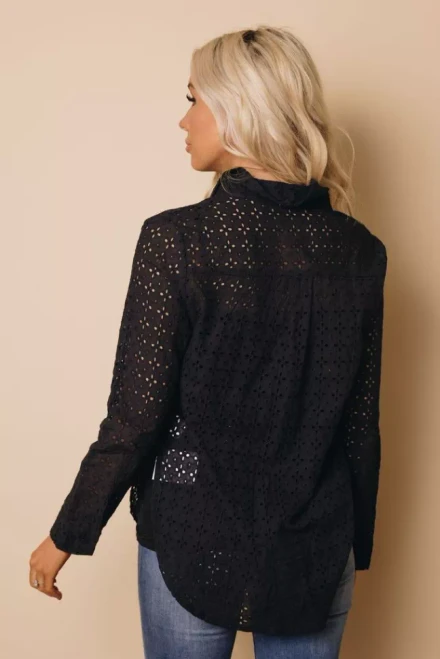Oops A Daisy Eyelet Shirt