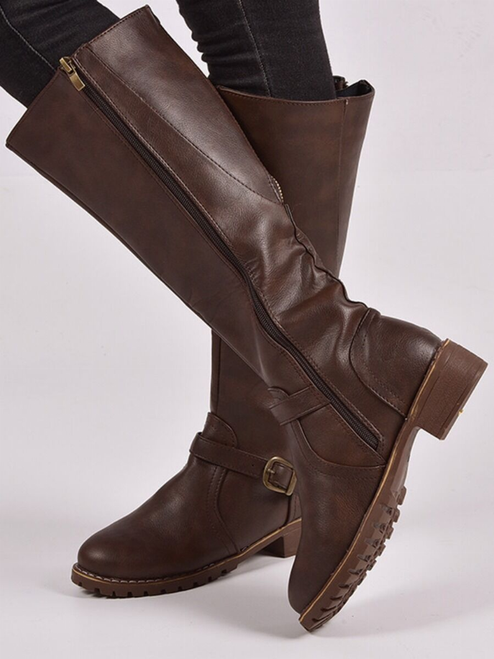 Women Flat high Knight Boots