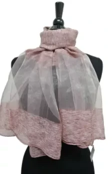 Spring Scarf Rubber Pink