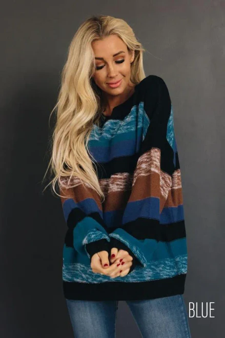 Bentley Color Block Knit Sweater