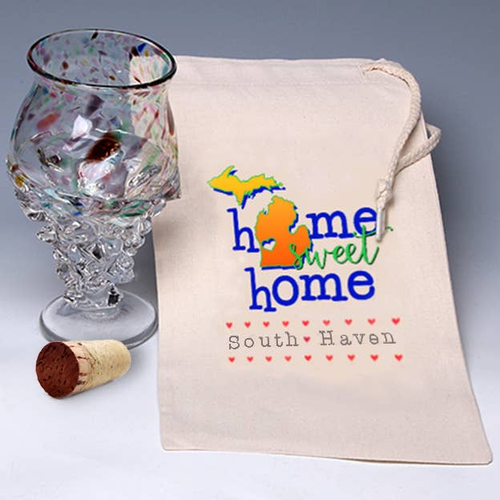 Home Sweet Home Wine Tote Bag
