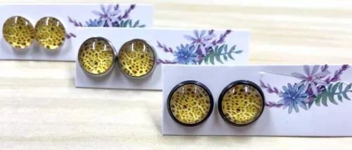 Animal Print Studs
