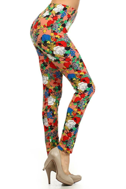 Floral Print Color Block Cut Out Wrap Dress