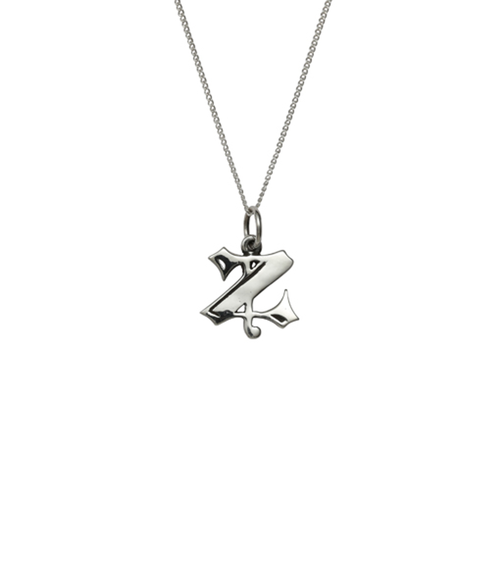 Love Letter Z Charm Necklace