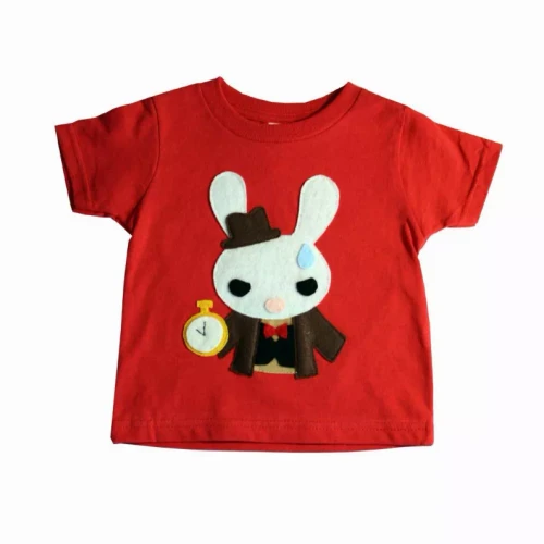 The White Rabbit - Alice's Adventure in Wonderland - Kids T-shirt