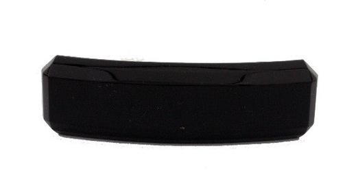 French Black Beveled Barrette