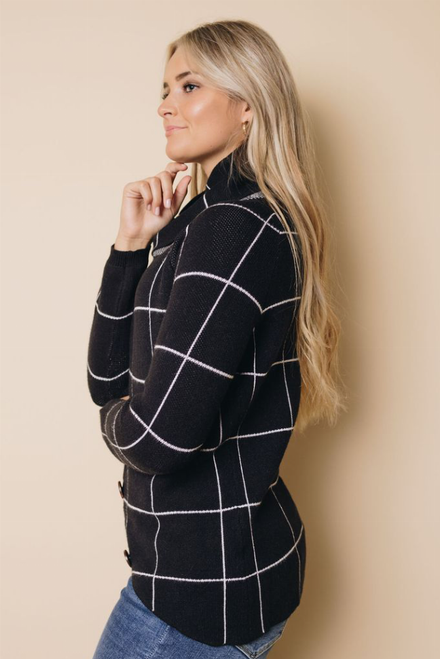 Mix It Up Plaid Turtleneck