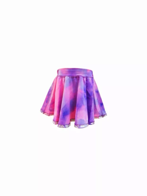 Purple Stars Skater Skirt