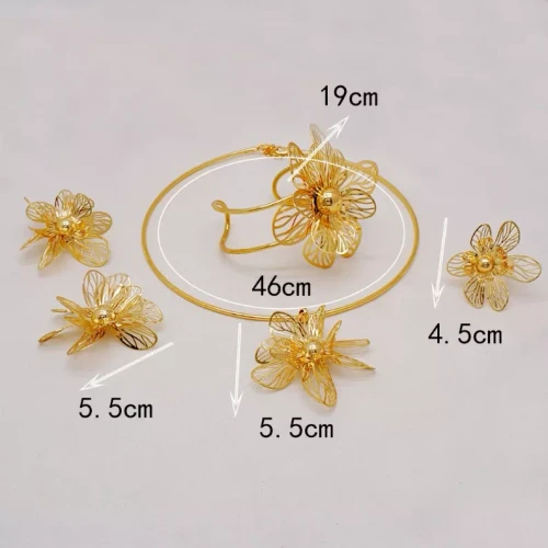 24K Gold Plated Costume Jewelry Sets