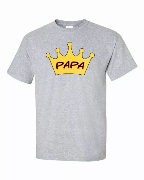 Papa Is King T-Shirt Medium
