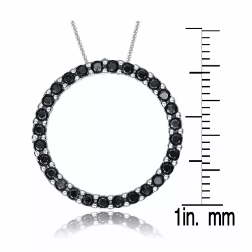 Collete Z Cubic Zirconia Round Circle Pendant