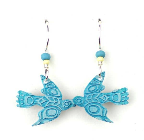 Bird with Design Blue