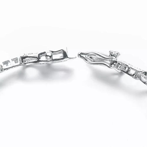 Collette Z Sterling Silver With Yellow Cubic Zirconia Studded Bracelet