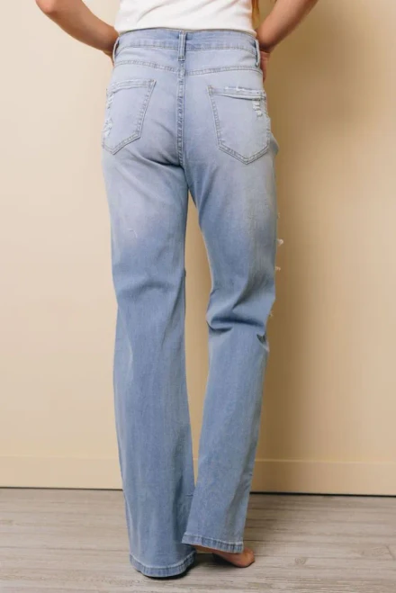 Ford High Waist Ripped Jeans