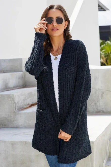 Homegrown Pebble Textured Cardigan