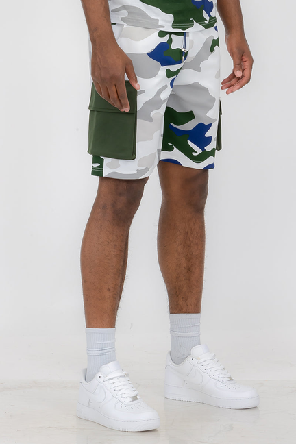 Full Camo Toggle Shorts