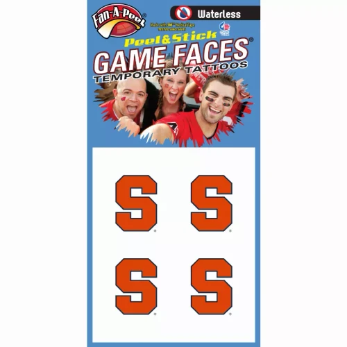 Waterless Peel & Stick Temporary Tattoos Fan-A-Peel / Gamesfaces