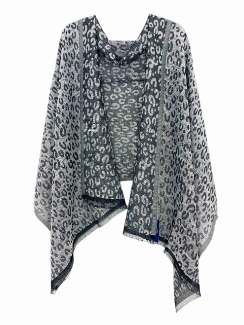 Two Tone Leopard Shawl/Scarf