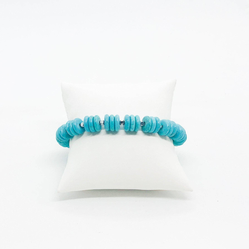 Dyed Howlite Stretchy Bracelet 