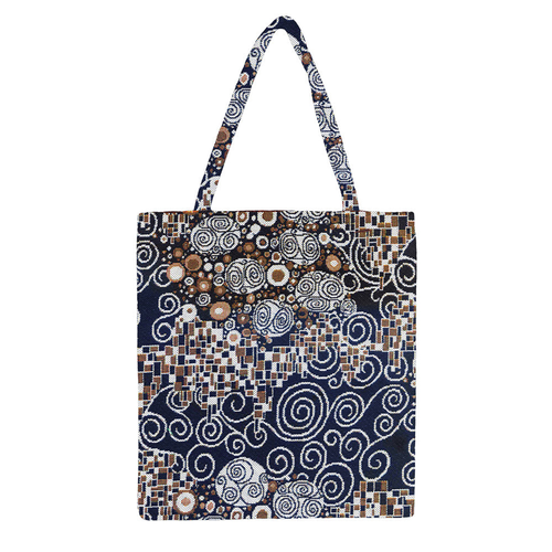 Gustav Klimt The Kiss Medium Eco Reusable Grocery Tote Bag