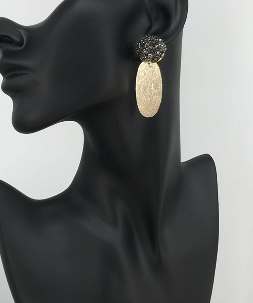 Druzy Stud & Pendant Earrings 