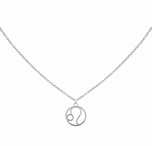 Leo Zodiac Symbol Necklace