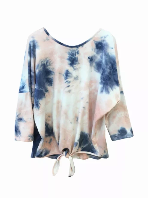 Tie Front Top with Criss Cross Back