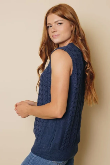 Arya Sleeveless Sweater Tank