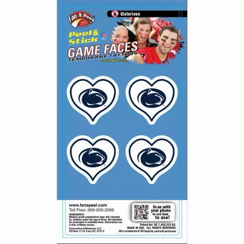 Waterless Peel & Stick Temporary Tattoos Fan-A-Peel / Gamesfaces
