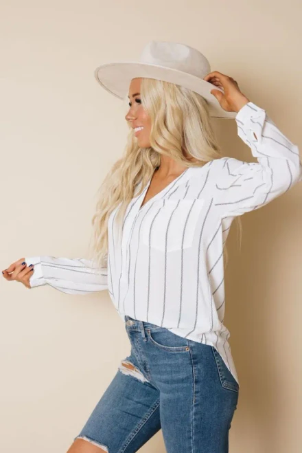 Cobain Striped Long Sleeve Top