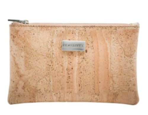 Maia Cork Clutch Natural