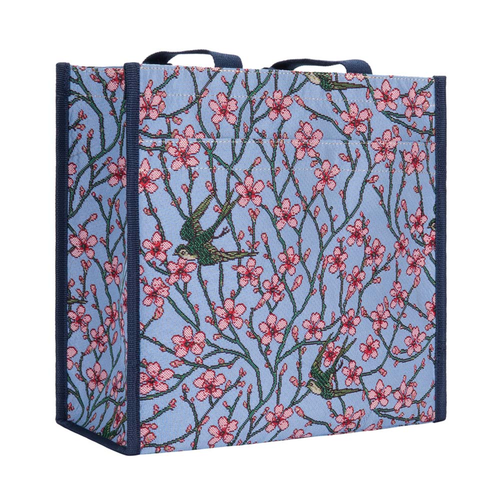 ALMOND BLOSSOM AND SWALLOW SHOPPER BAG