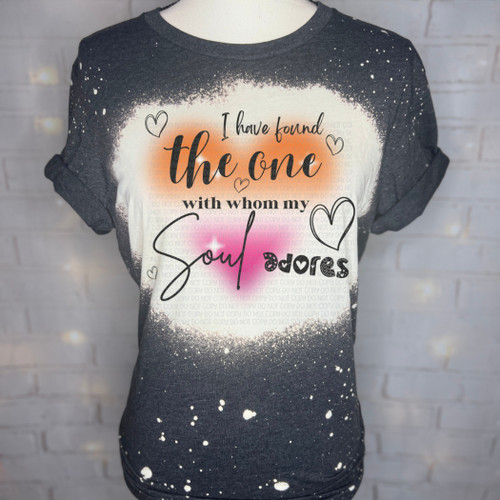 I Have Found the One Bleached Graphic Tee