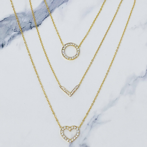 Modern Shiny Shape Necklace