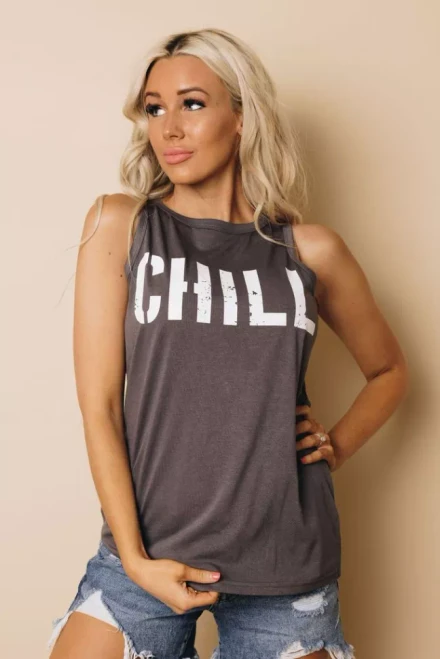 "CHILL" Printed Tank