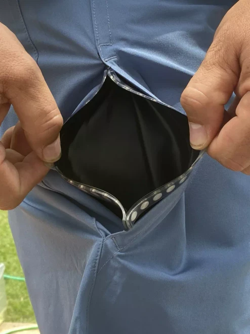 Grey 100% Waterproof Dry Bag Pocket Board Shorts