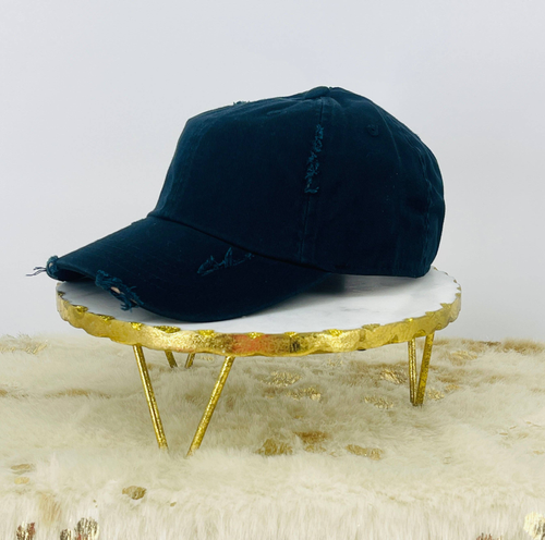 Ladies Distressed Ponytail Hat