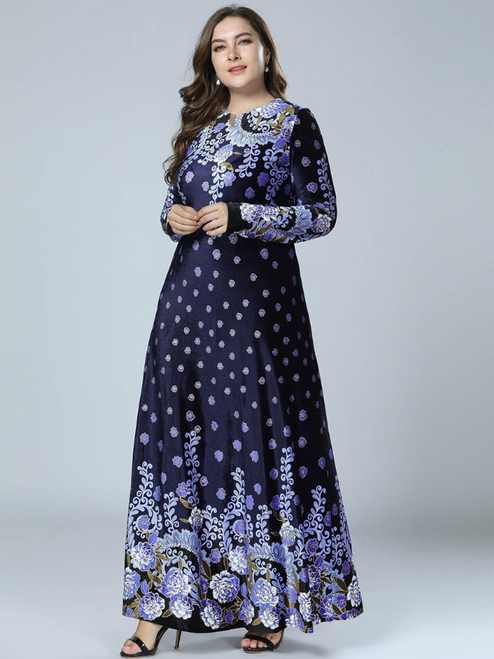 Dubai Velvet Elegant Dress