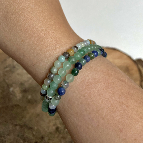 Abundance Mini Bead Bracelet Trio