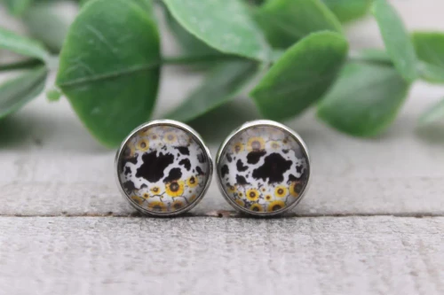 Sunflower & Cow Brushstrokes | Hypoallergenic