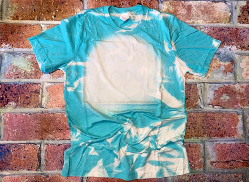  Bella Heather Sea Green Bleach Blank Tee