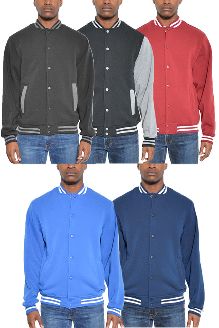 Fleece Varsity Jacket