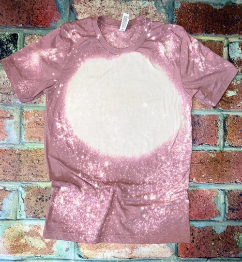 Bella Heather Mauve/Orchid Bleach Blank Tee