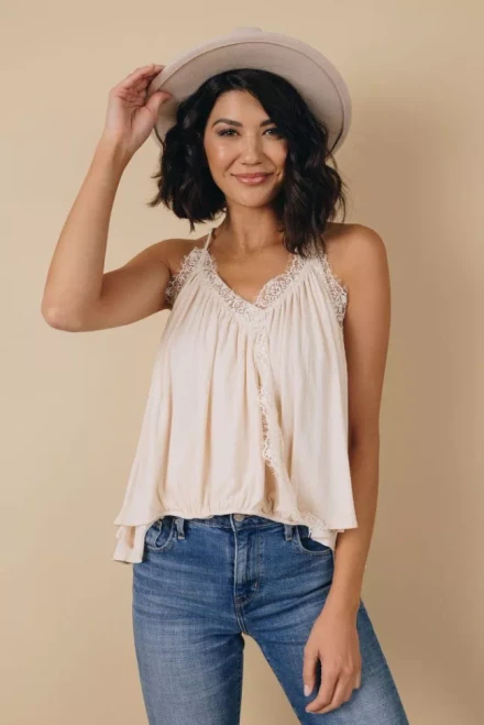Condie Deep V Neck Tank