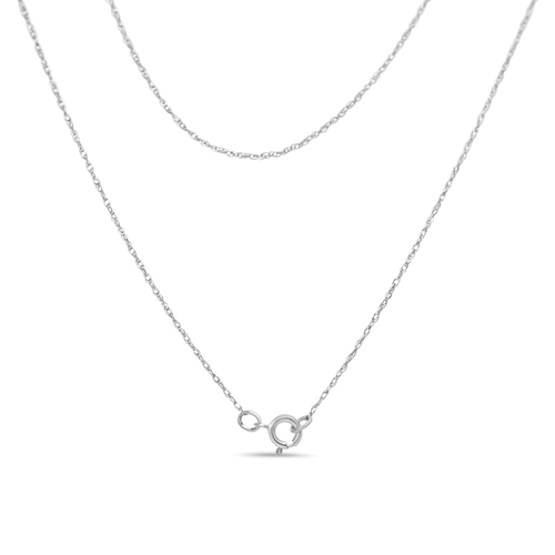 14K White Gold 1/2 cttw Prong Set Round-Cut Diamond 7 Stone Floral Cluster 18" Pendant Necklace (H-I Color, I1-I2 Clarity)