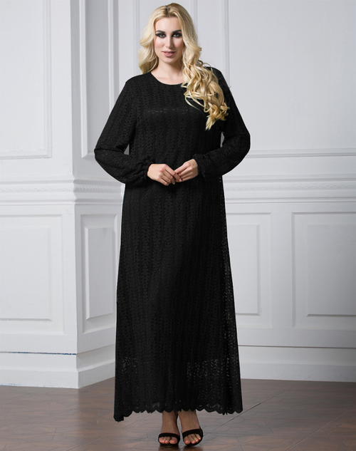 Vestido Lace Evening Dress