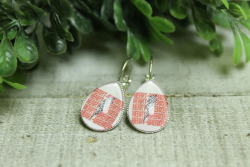 Heart Breaker Teardrop French Lever Earrings