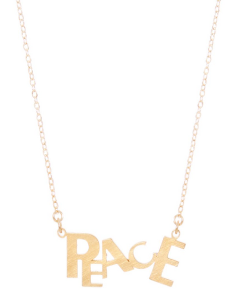 14k Gold Plated Pendant Necklace