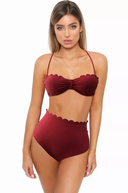 Summer Fling Scalloped Bikini Set