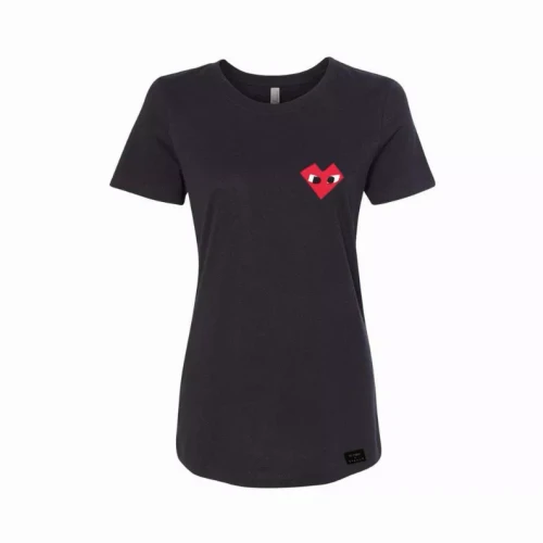 I Heart - Womens Black Shirt - mi cielo x Donald Robertson